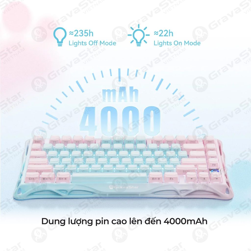 Bàn phím Gaming Mercury K1 Lite Special Edition - Aurora Mist