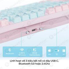 Bàn phím Gaming Mercury K1 Lite Special Edition - Aurora Mist