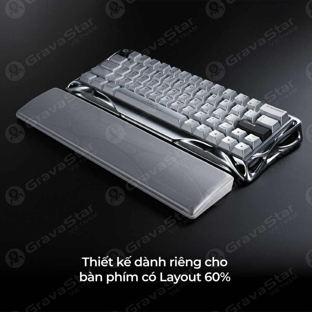Kê tay bàn phím GravaStar Keyboard Wrist Rest Pad (For 60%Keyboards)