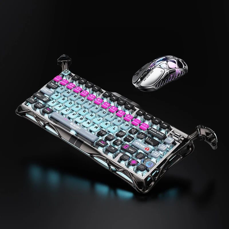 Bàn phím cơ Magnetic HE Gaming Gravastar Mercury V75 Pro - Cyberpunk