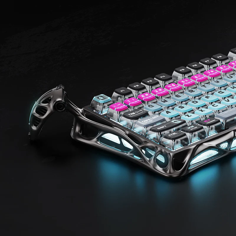 Bàn phím cơ Magnetic HE Gaming Gravastar Mercury V75 Pro - Cyberpunk