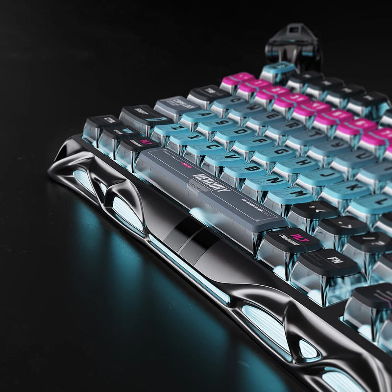 Bàn phím cơ Magnetic HE Gaming Gravastar Mercury V75 Pro - Cyberpunk