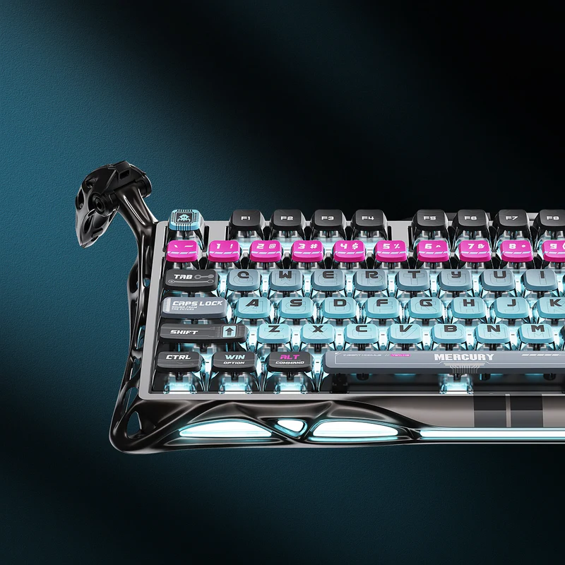 Bàn phím cơ Magnetic HE Gaming Gravastar Mercury V75 Pro - Cyberpunk