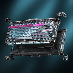 Bàn phím cơ Magnetic HE Gaming Gravastar Mercury V75 Pro - Cyberpunk