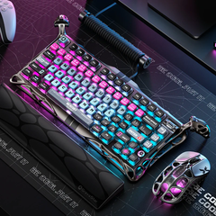 Bàn phím cơ Magnetic HE Gaming Gravastar Mercury V75 Pro - Cyberpunk