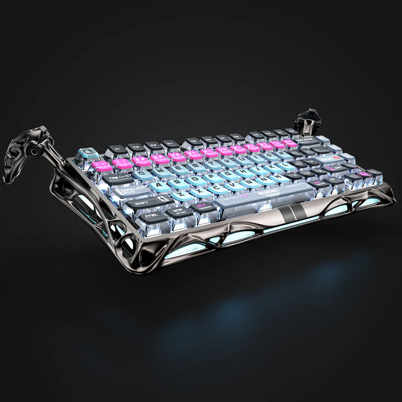 Bàn phím cơ Magnetic HE Gaming Gravastar Mercury V75 Pro - Cyberpunk