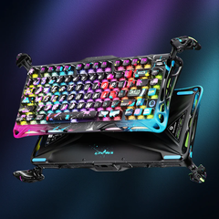 Bàn phím cơ Magnetic HE Gaming Gravastar Mercury V75 Pro - Neon Graffiti