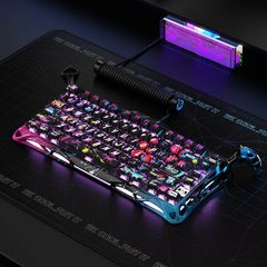 Bàn phím cơ Magnetic HE Gaming Gravastar Mercury V75 Pro - Neon Graffiti