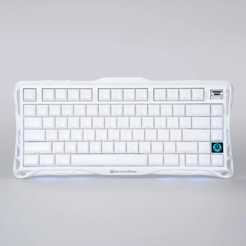Bàn phím Gaming Gravastar Mercury K1 - Opaline White