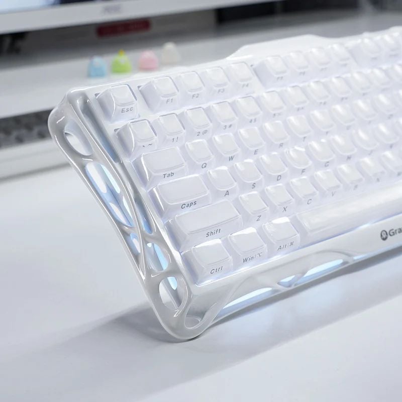 Bàn phím Gaming Gravastar Mercury K1 - Opaline White