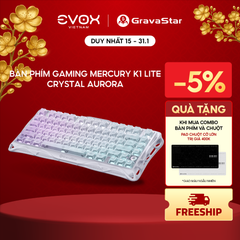 Bàn phím Gaming Gavastar Mercury K1 Lite - Crystal Aurora