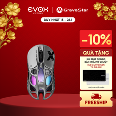 Chuột không dây Gaming GravaStar Mercury X