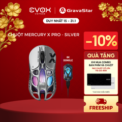 Chuột không dây Gaming GravaStar Mercury X Pro (kèm Dongle 8K)