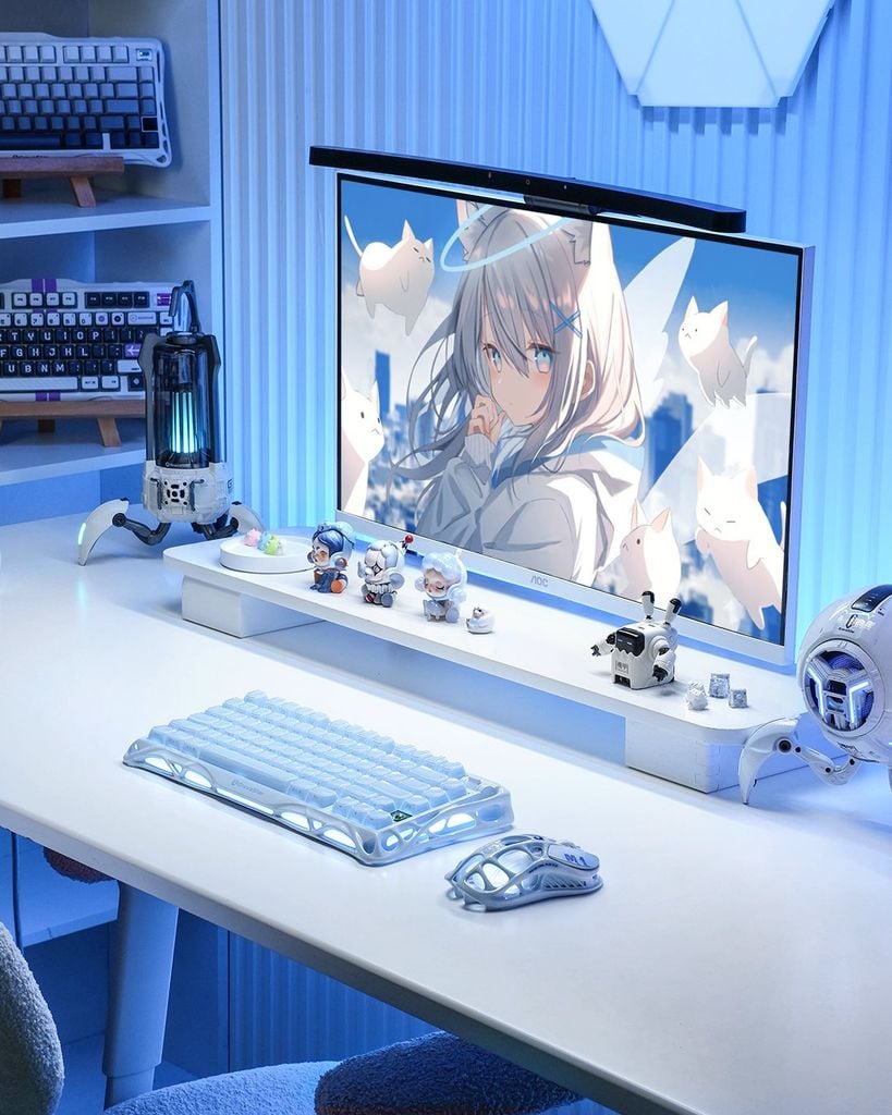 Bàn phím Gaming Gravastar Mercury K1 - Ice Blue