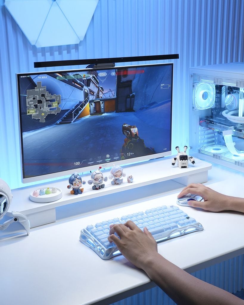 Bàn phím Gaming Gravastar Mercury K1 - Ice Blue