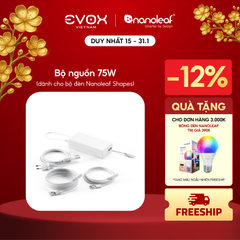 Bộ cấp nguồn 75W dành cho đèn lắp ghép thông minh Nanoleaf Shapes