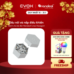 Đầu nối và nắp điều khiển dành cho bộ đèn lắp ghép thông minh Nanoleaf Lines Hexagons - Lục Giác