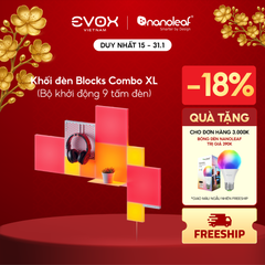 Khối đèn thông minh Nanoleaf Blocks Combo XL (bộ khởi động) - EU