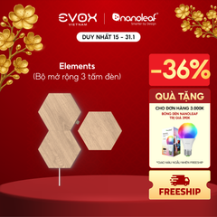 Đèn thông minh Nanoleaf Elements 3 ô đèn (bộ mở rộng)