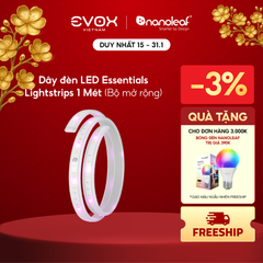 Dây đèn LED thông minh Nanoleaf Essentials Lightstrips 1M (bộ mở rộng)