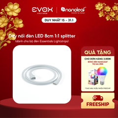 Dây nối đèn LED RGB 8cm 1:1 splitter dành cho Nanoleaf Essentials Lightstrips