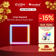 Đèn thông minh Nanoleaf Lines Squared 4 thanh đèn (bộ khởi động)