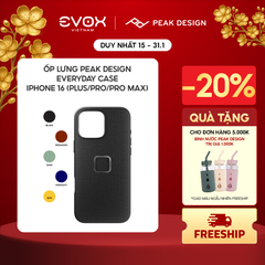 Ốp lưng Peak Design Everyday Case cho iPhone 16 (Plus/Pro/Pro Max)