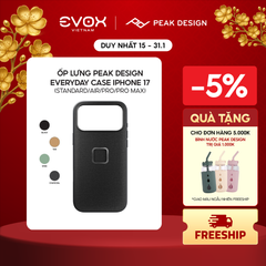 Ốp lưng Peak Design Everyday Case cho iPhone 17 (Standard/Air/Pro/Pro Max)