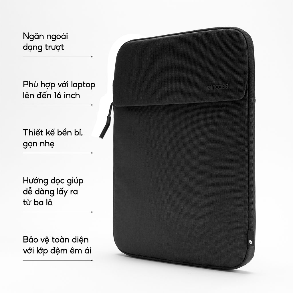 Túi chống sốc Incase Crosstown Woolenex cho Laptop 16 Inch