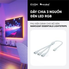 Dây chia nguồn đèn LED RGB 1:3 splitter dành cho Nanoleaf Essentials Lightstrips