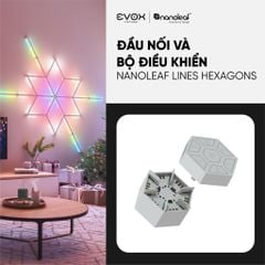 Đầu nối và nắp điều khiển dành cho bộ đèn lắp ghép thông minh Nanoleaf Lines Hexagons - Lục Giác