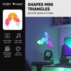 Đèn thông minh Nanoleaf Shapes Tam Giác Mini 9 ô đèn (bộ khởi động)