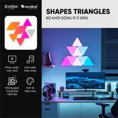 Đèn thông minh Nanoleaf Shapes Tam Giác 9 ô đèn (bộ khởi động)