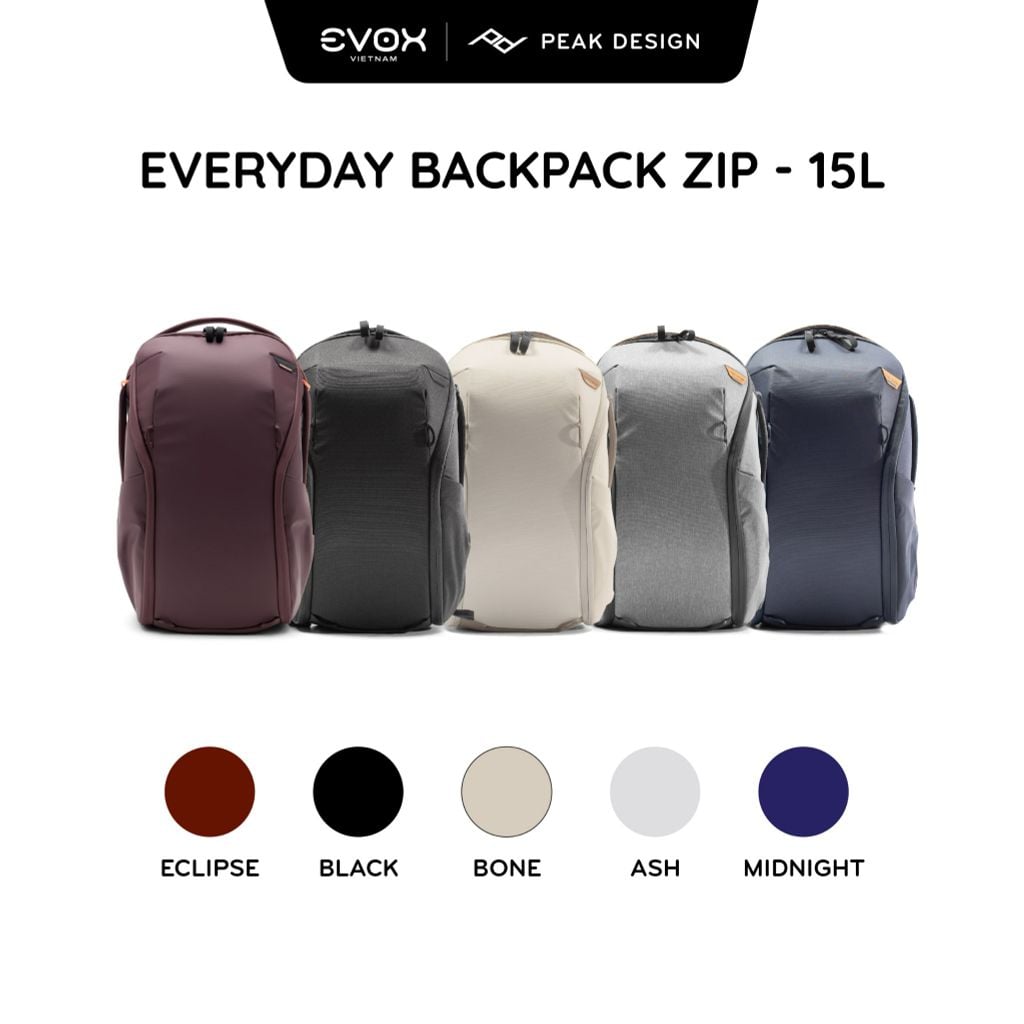 Balo Peak Design Everyday Backpack Zip 15L V2