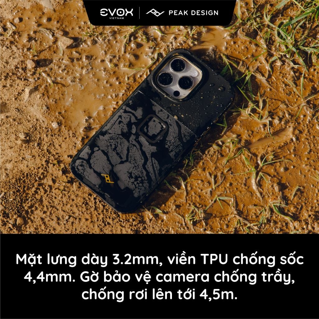 Ốp lưng Peak Design GNAR Case for iPhone 16 Pro/ Pro Max