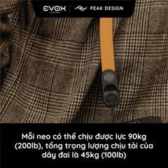 Dây đeo máy ảnh Peak Design Camera Straps Form Leather Standard - Hàng chính hãng