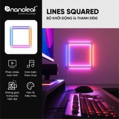 Đèn thông minh Nanoleaf Lines Squared 4 thanh đèn (bộ khởi động)