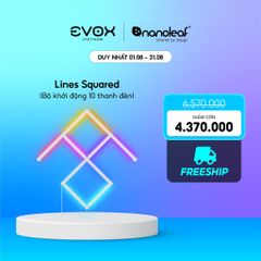 Đèn LED RGB lắp ghép thông minh Nanoleaf Lines Squared 10 thanh đèn (Bộ khởi động)