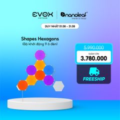 Đèn thông minh Nanoleaf Shapes Lục Giác 9 ô đèn (bộ khởi động)