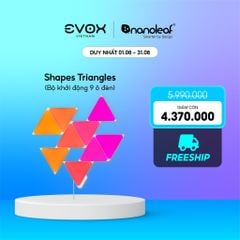 Đèn thông minh Nanoleaf Shapes Tam Giác 9 ô đèn (bộ khởi động)