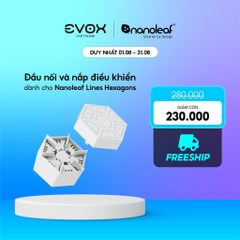 Đầu nối và nắp điều khiển dành cho bộ đèn lắp ghép thông minh Nanoleaf Lines Hexagons - Lục Giác