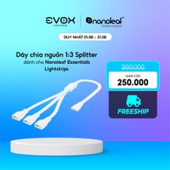 Dây chia nguồn đèn LED RGB 1:3 splitter dành cho Nanoleaf Essentials Lightstrips
