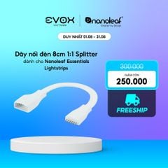 Dây nối đèn LED RGB 8cm 1:1 splitter dành cho Nanoleaf Essentials Lightstrips