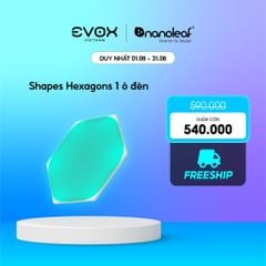 Đèn LED RGB lắp ghép thông minh Nanoleaf Shapes Lục Giác 1 ô đèn (Bộ mở rộng)