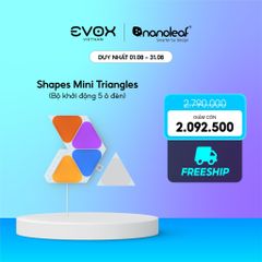 Đèn thông minh Nanoleaf Shapes Tam Giác Mini 5 ô đèn (bộ khởi động)