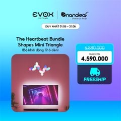 Bộ đèn Nanoleaf Bundle Shapes Mini Triangle hình The Heartbeat - Bộ khởi động 19 ô đèn