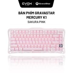 Bàn phím Gaming Gravastar Mercury K1 Special Edition - Sakura Pink