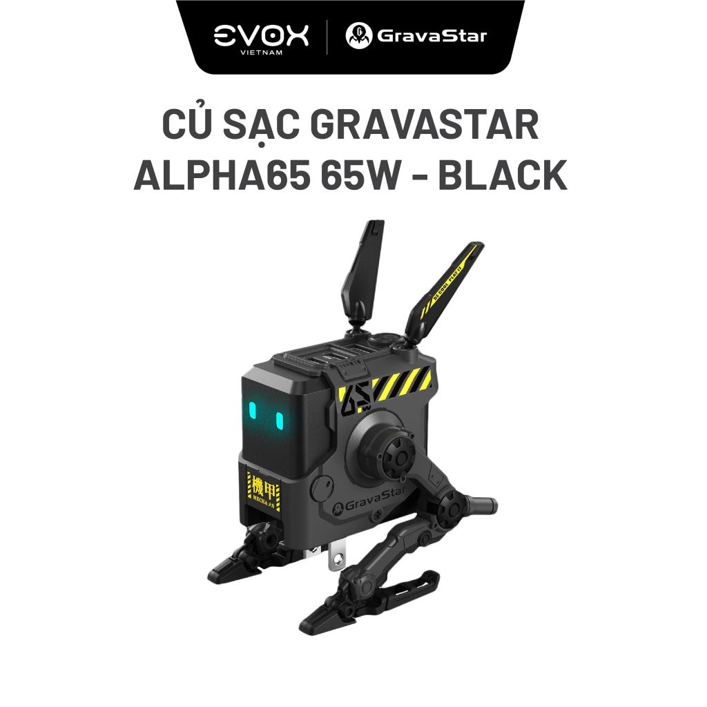 Củ sạc nhanh GravaStar Alpha65 (GAN 65W)