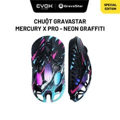 Chuột không dây Gaming GravaStar Mercury X Pro 8K Wireless Gaming Mouse - Neon Graffiti