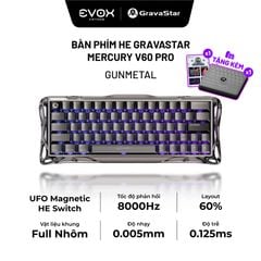 Bàn phím Gaming HE Gravastar Magnetic V60 Pro